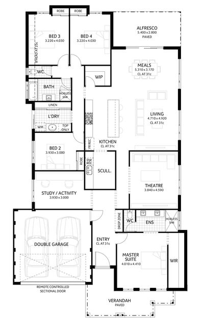 Preston Beach | Contemporary - 4 Bedroom 2 Bathroom Single Storey ...