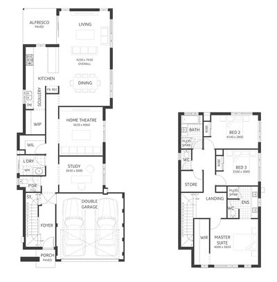 Double Storey Home Designs | Plunkett Homes