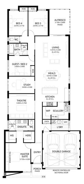 Bassendean | Contemporary - 4 Bedroom 2 Bathroom Single Storey Design ...