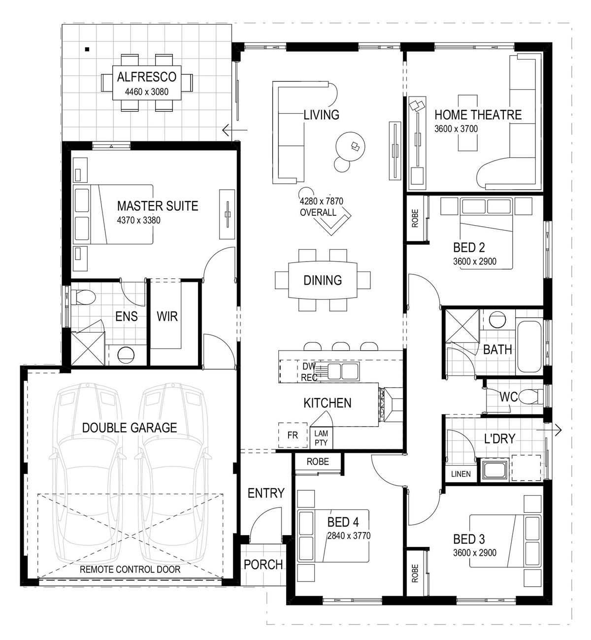 Wa Country Builders - Limelight - Floorplan - 4473M Limelight