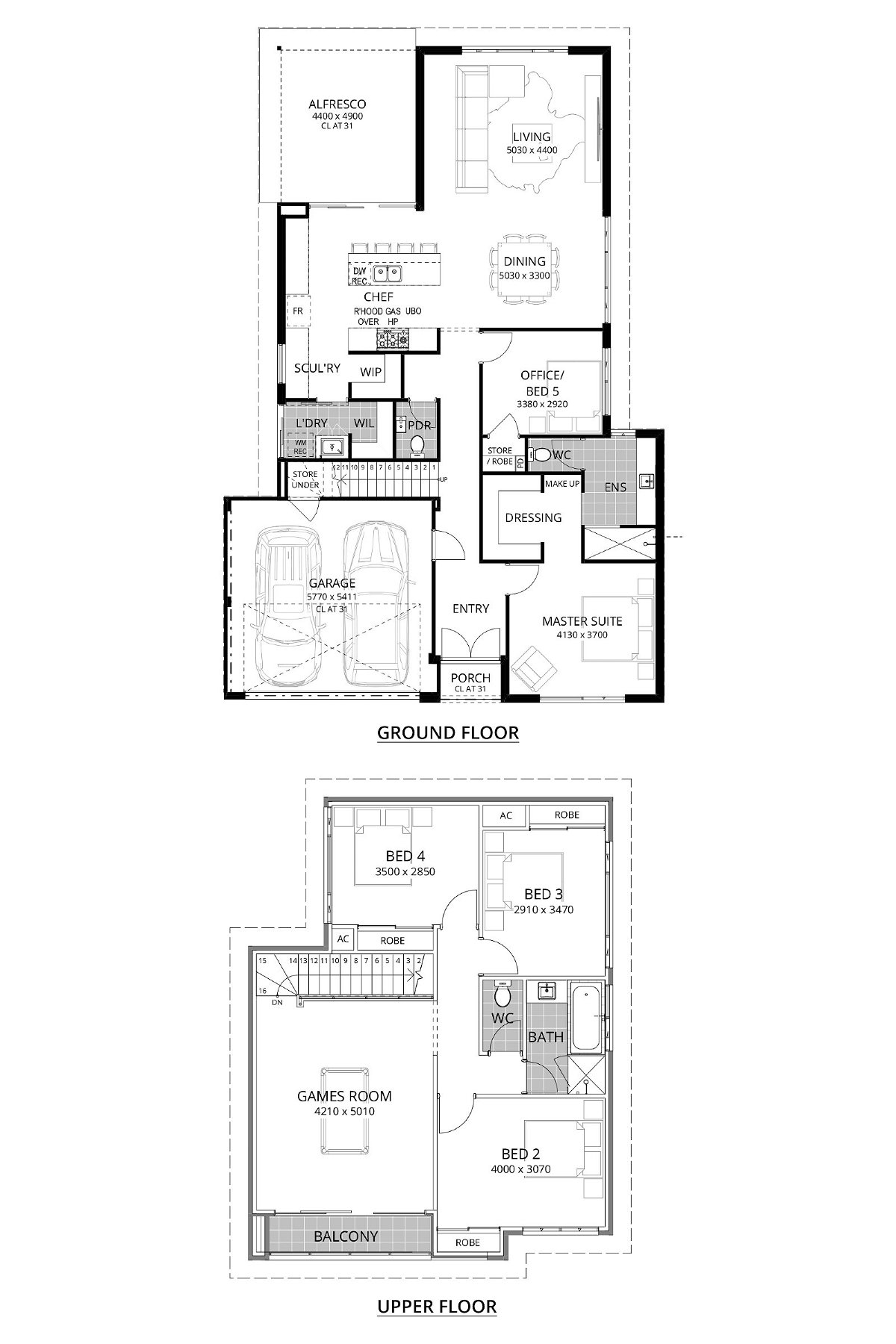 Residential Attitudes - Seventh Heaven | 4 Bed - Floorplan - Seventh Heaven Website Floorplan