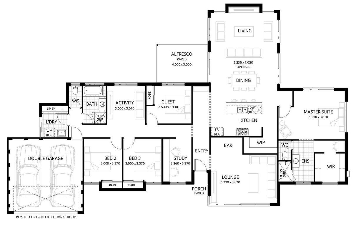 Plunkett Homes -  - Floorplan - Stables Lifestyle Website Floorplan