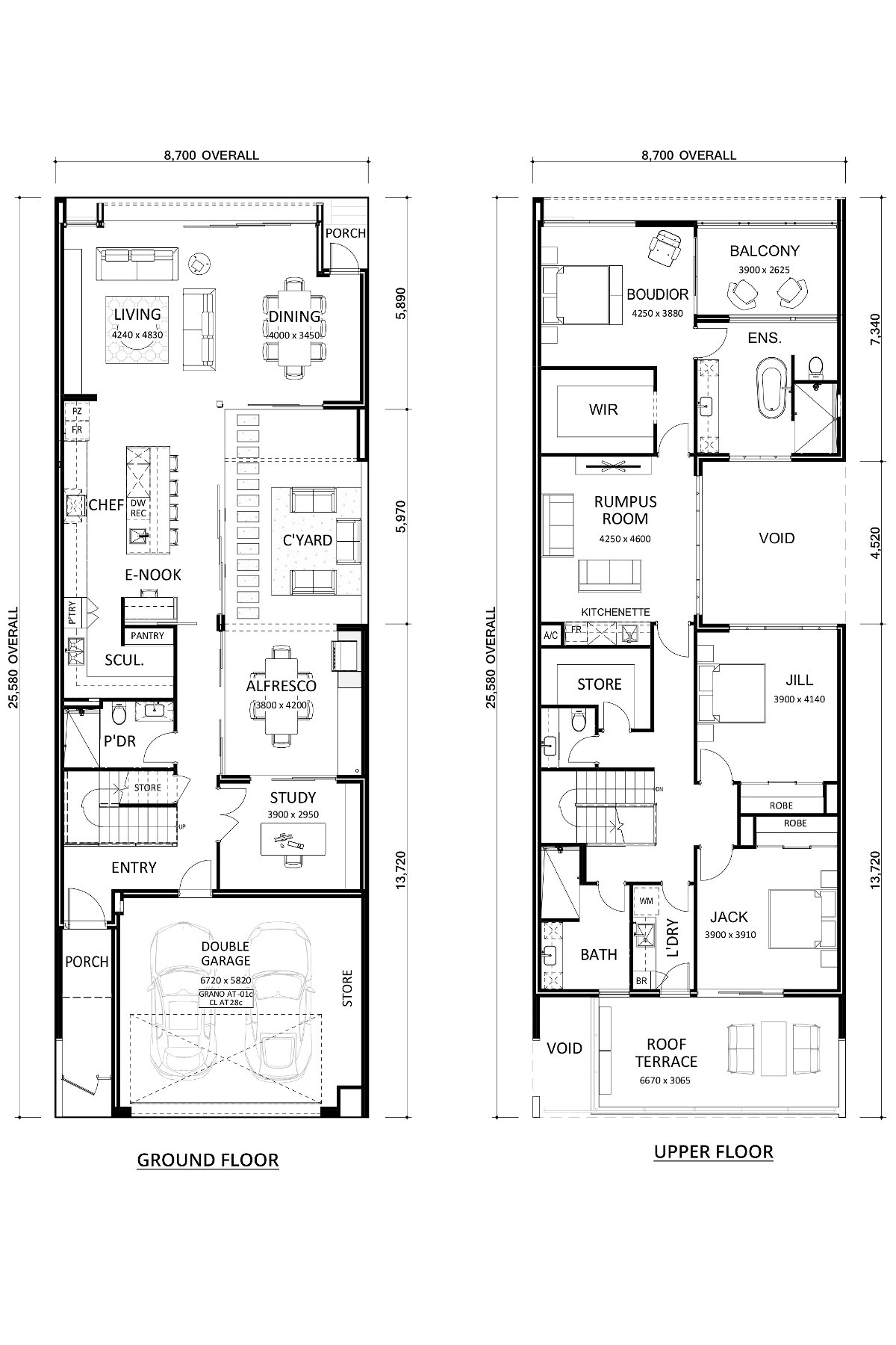 Residential Attitudes - China White - Floorplan - China White Floorplan Website