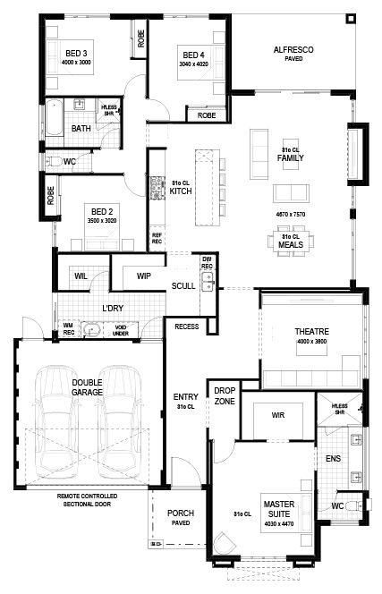 Plunkett Homes - Boardwalk | Federation - Floorplan - Boardwalk Luxe Federation Marketing Website