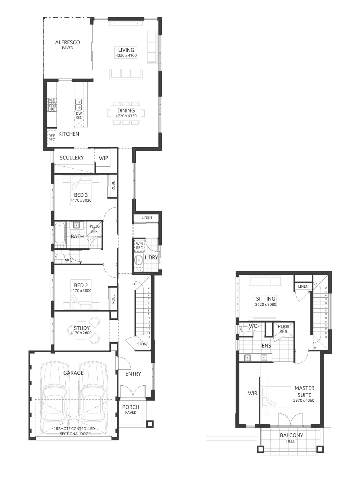 Plunkett Homes - Guildford | Federation - Floorplan - Guildford Luxe Federation Marketing Plan Croppedjpg
