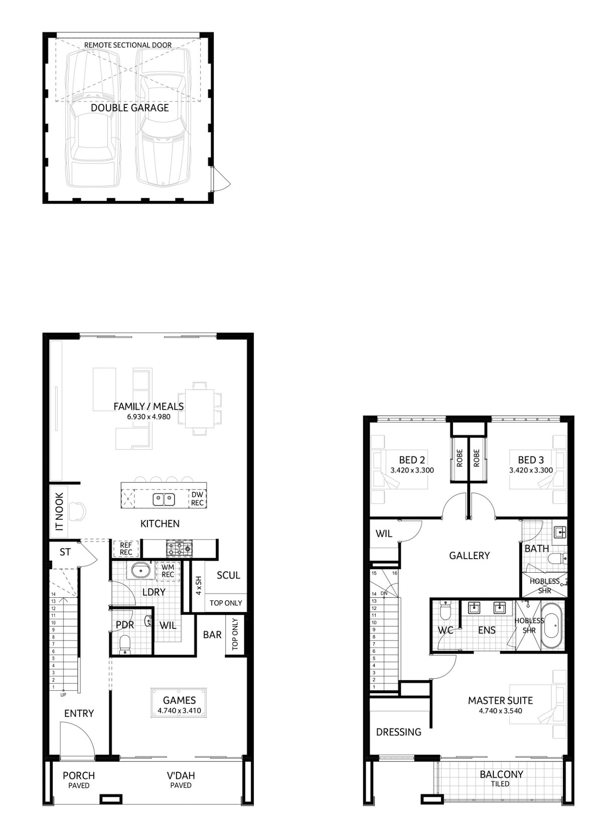 Plunkett Homes - Newcastle | Mid-Century - Floorplan - Newcastle Luxe Mid Century Marketing Plan A3Jpg