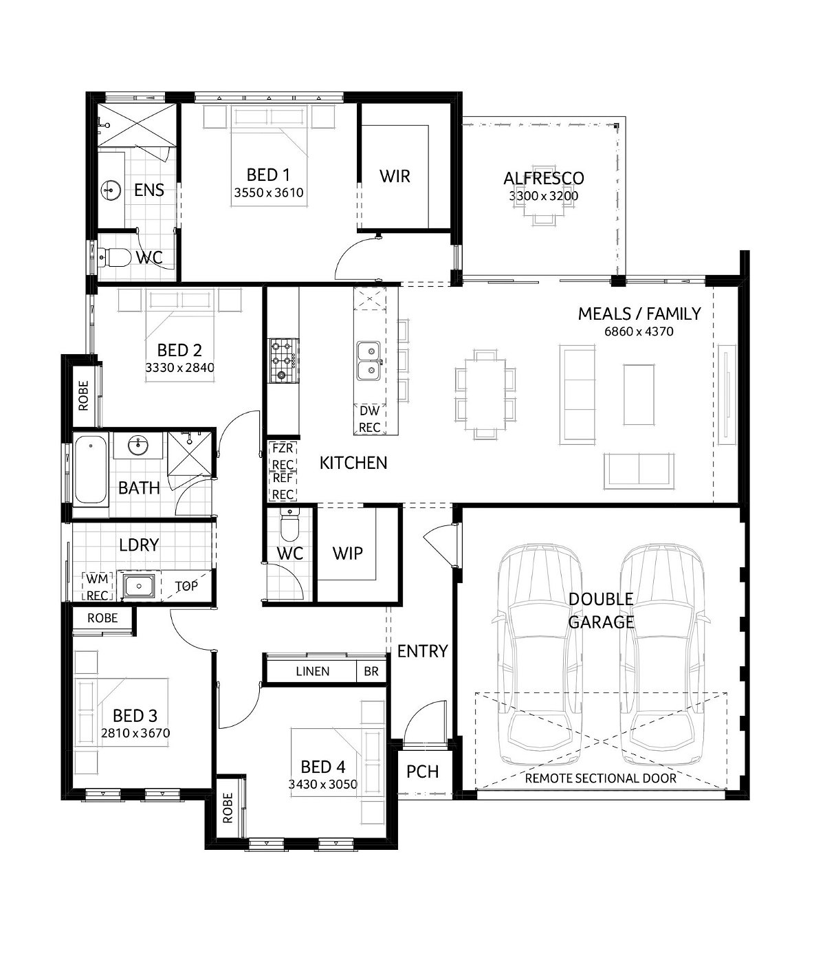 Plunkett Homes - Boronia | Lifestyle - Floorplan - Boronia Marketing Plan 1