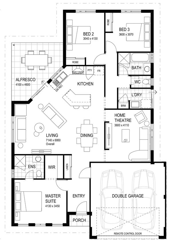 Wa Country Builders - The Canning 140 - Floorplan - 6139P Canning 140 15M Brochure Artwork