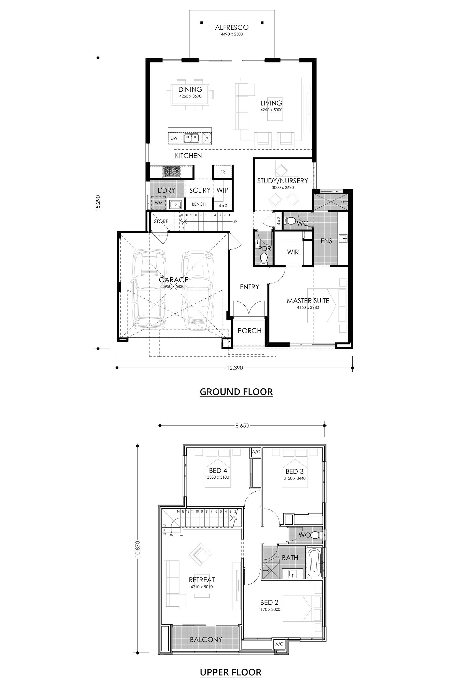Residential Attitudes - Tech Modern - Floorplan - Tech Modern Floorplan Website