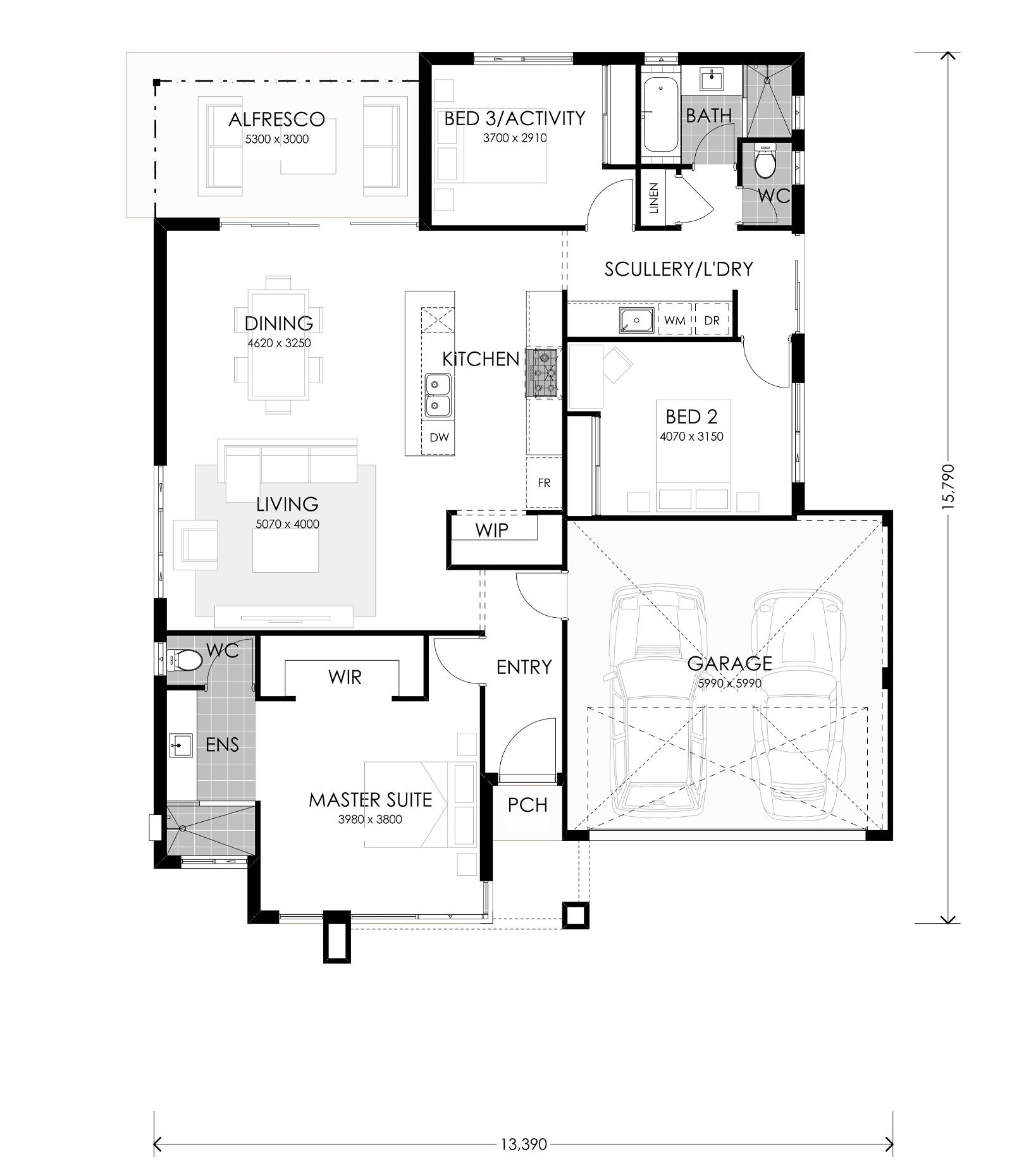 Residential Building Wa - Scarborough, Wa 6019 - Floorplan - Star Is Born Floorplan