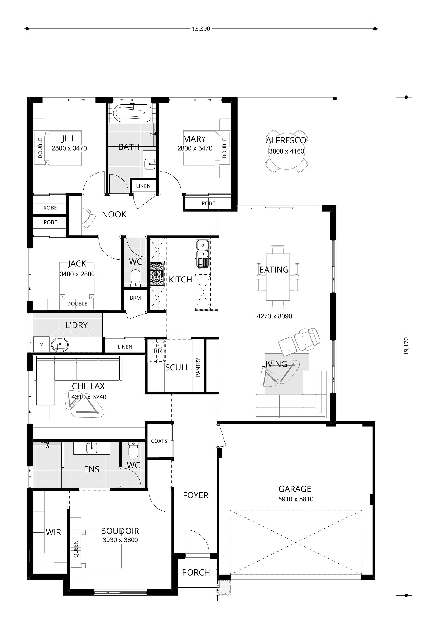 Residential Attitudes - The Great Divide - Floorplan - The Great Divide Floorplan Website
