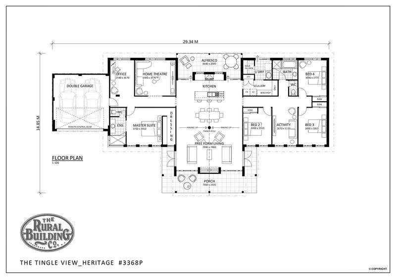 Rural Building Company - The Tingle View | Heritage - Floorplan - 3368P Tingle View Heritage Brochure Artwork Page 0001
