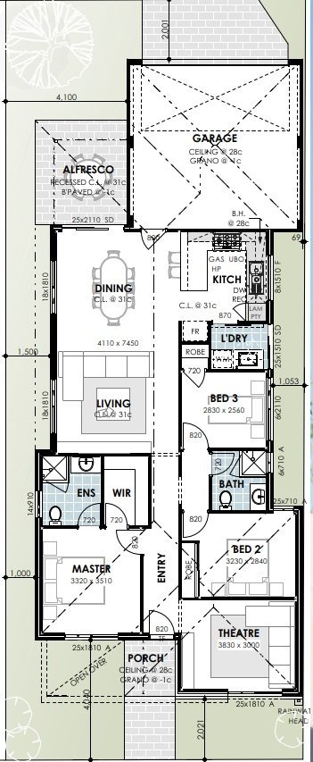 Residential Attitudes -  - Floorplan - Floorplanj Unit 2