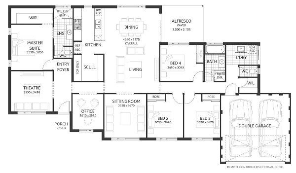 Plunkett Homes - Leeuwin | Lifestyle - Floorplan - Leeuwin Lifestyle Marketing Planjpg