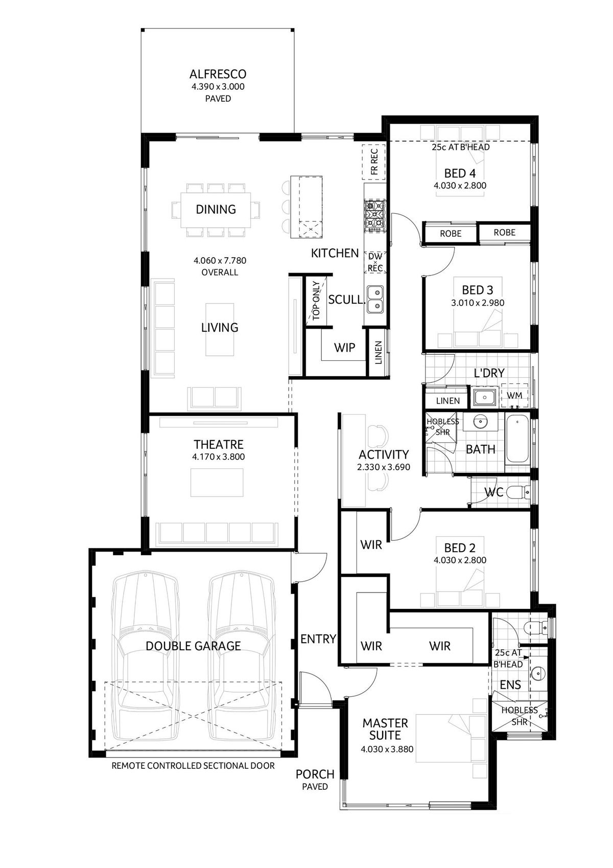 Plunkett Homes -  - Floorplan - Koombana Bay Lifestyle Marketing Plan Croppedjpg