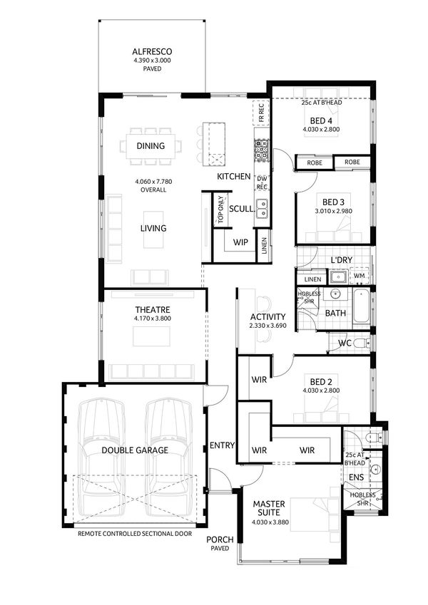 Plunkett Homes -  - Floorplan - Koombana Bay Lifestyle Marketing Plan Croppedjpg