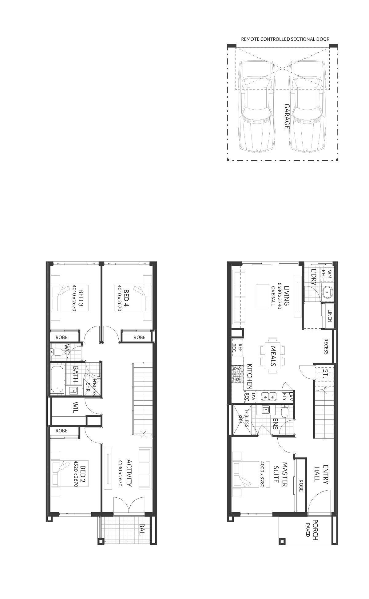 Plunkett Homes - Melrose | Hamptons - Floorplan - Melrose Luxe Hamptons Website Floorplan