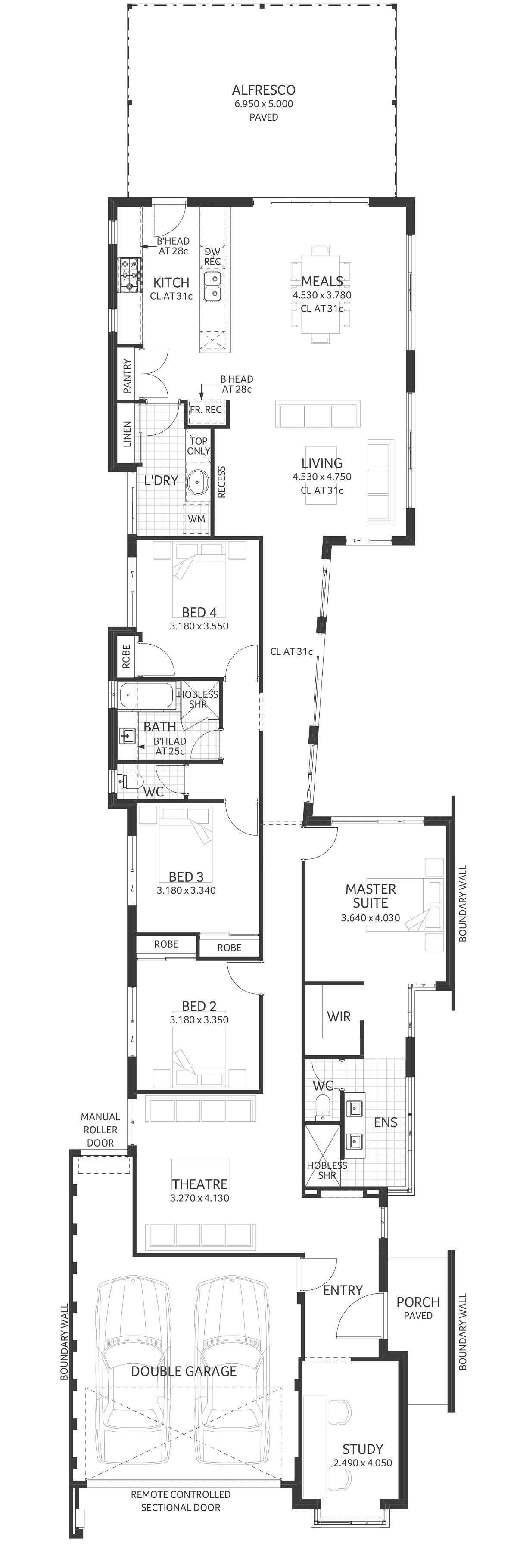Plunkett Homes - Ardross | Federation - Floorplan - Ardross Luxe Federation Marketing Plan Croppedjpg