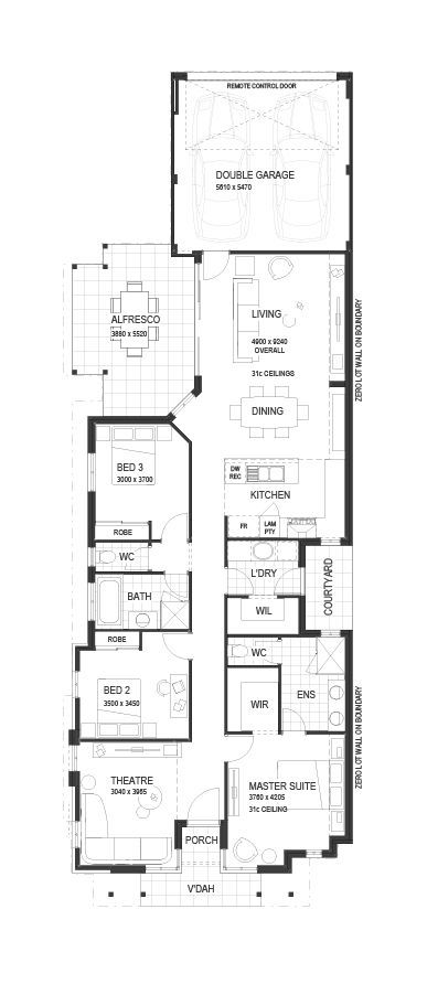 Rural Building Company - Lot 1080 Wylde Boulevard, Bullsbrook, Wa 6084 - Floorplan - Design 1 V1 Brochure Artwork