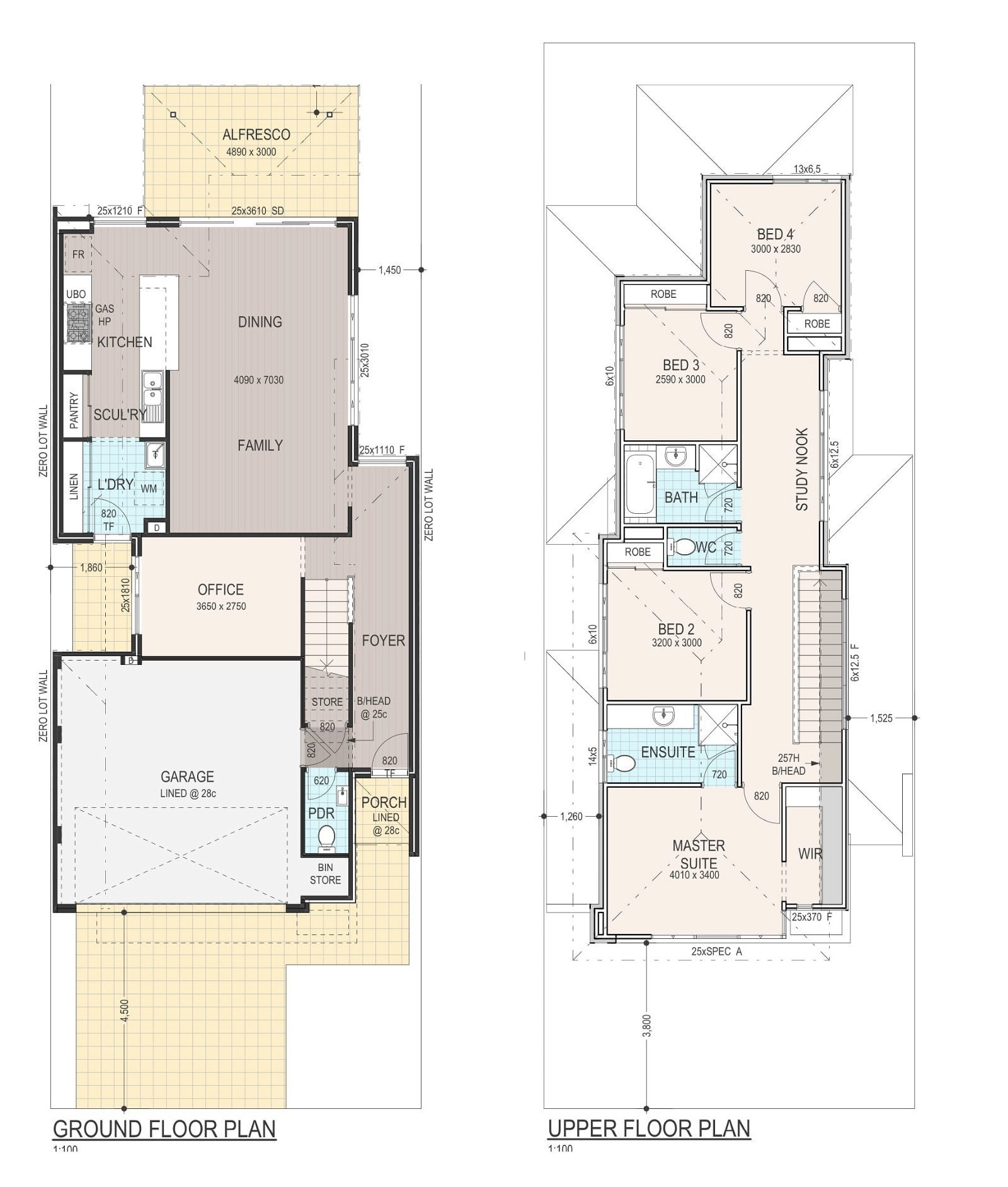 Residential Building Wa -  - Floorplan - East Green The Chanel Lots 34 1 Copy Copy
