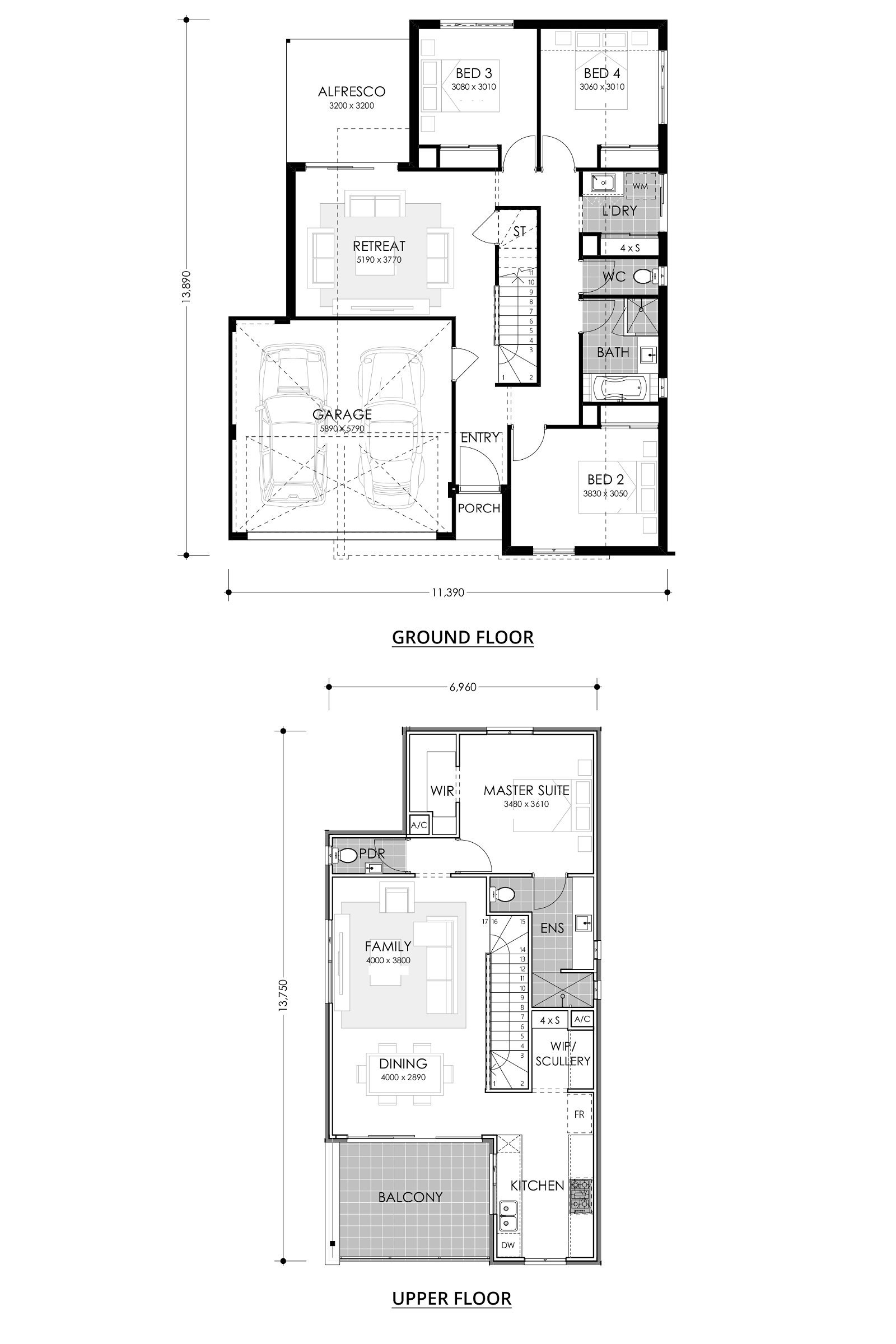 Residential Attitudes - Citrus Sunset - Floorplan - Citrus Sunset Floorplan Website