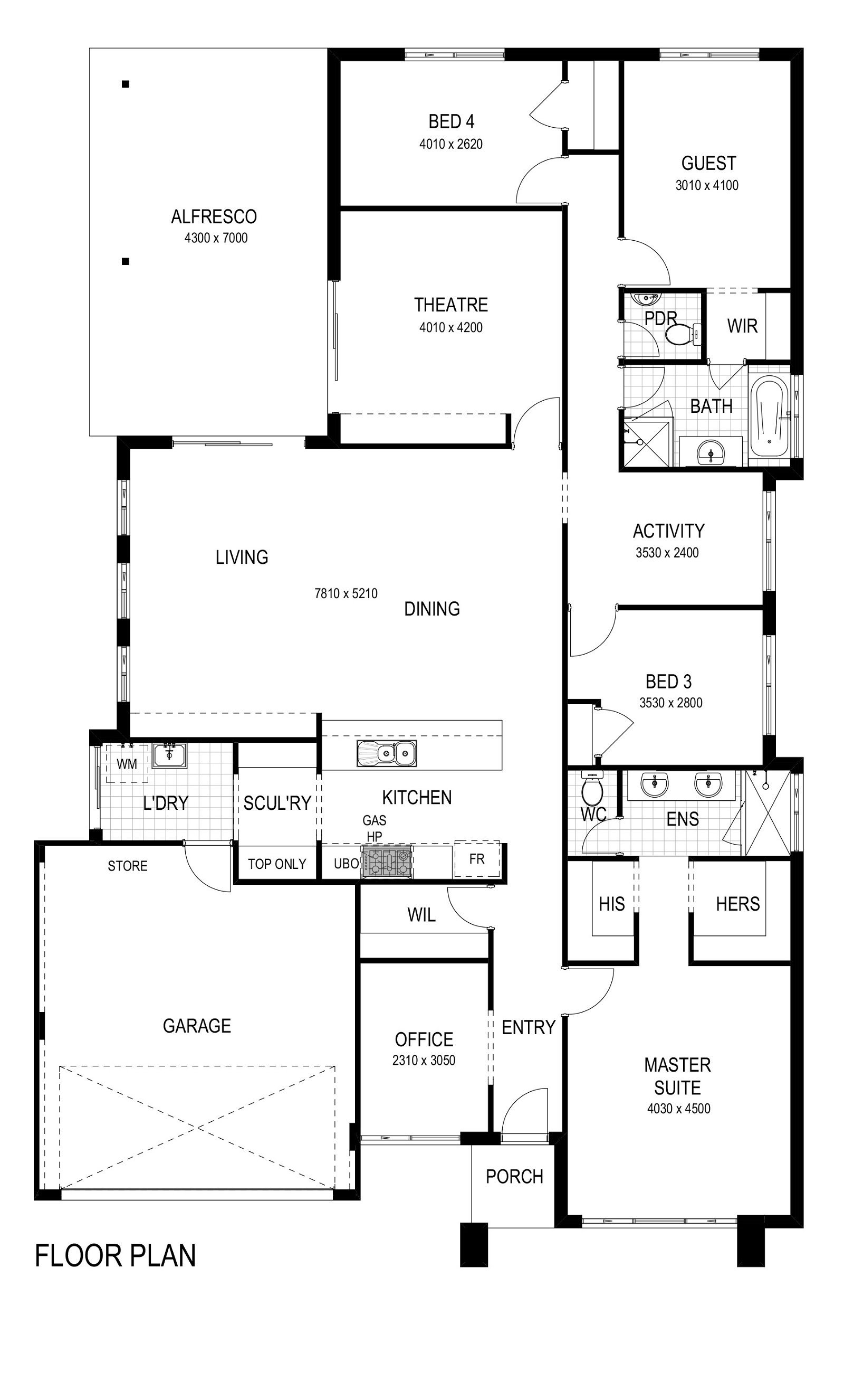 Residential Building Wa -  - Floorplan - 5137 Lyons Floorplan