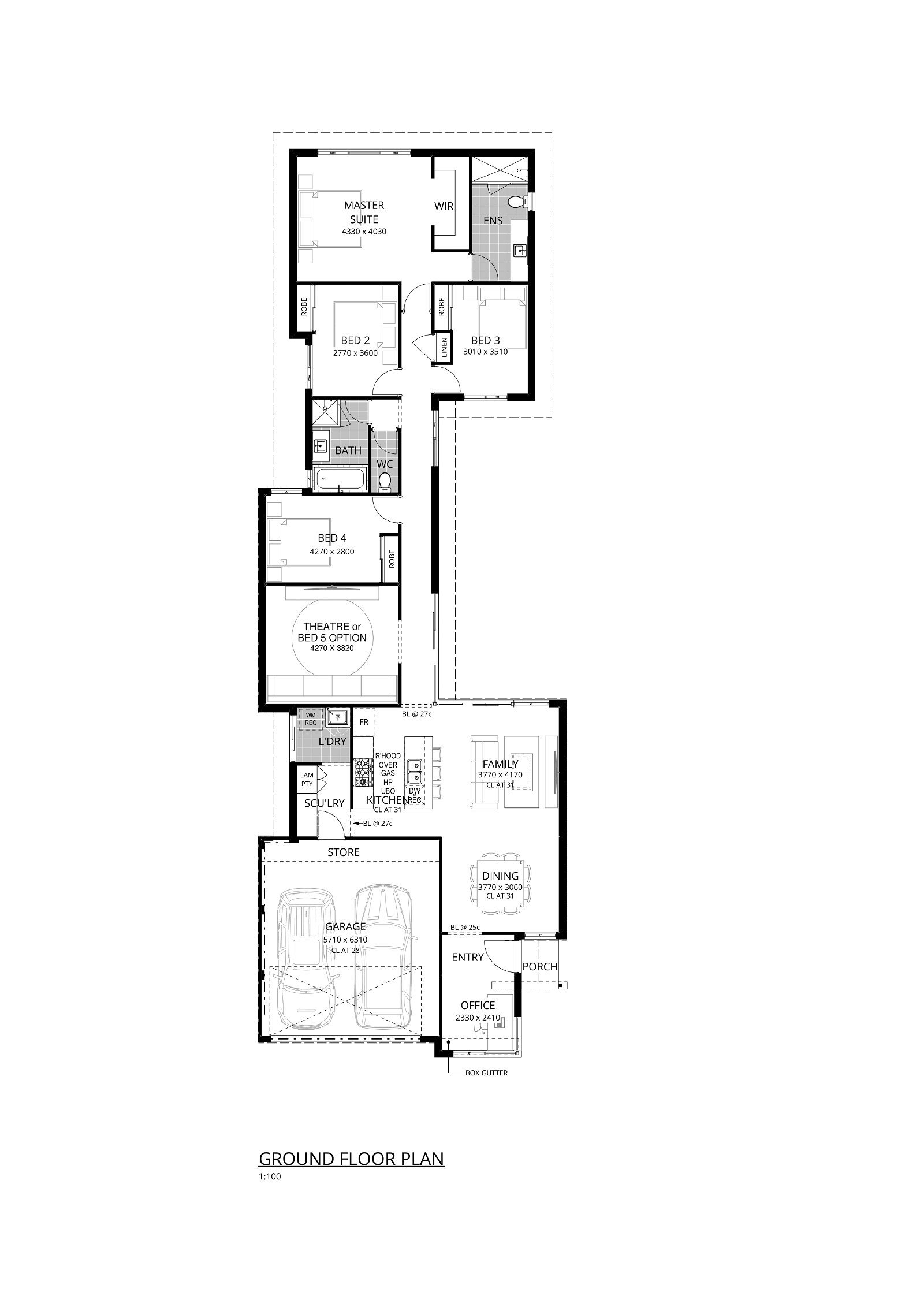 Residential Attitudes - Pointed Wonder | 5 Bed - Floorplan - Pointed Wonder Brochure Plans