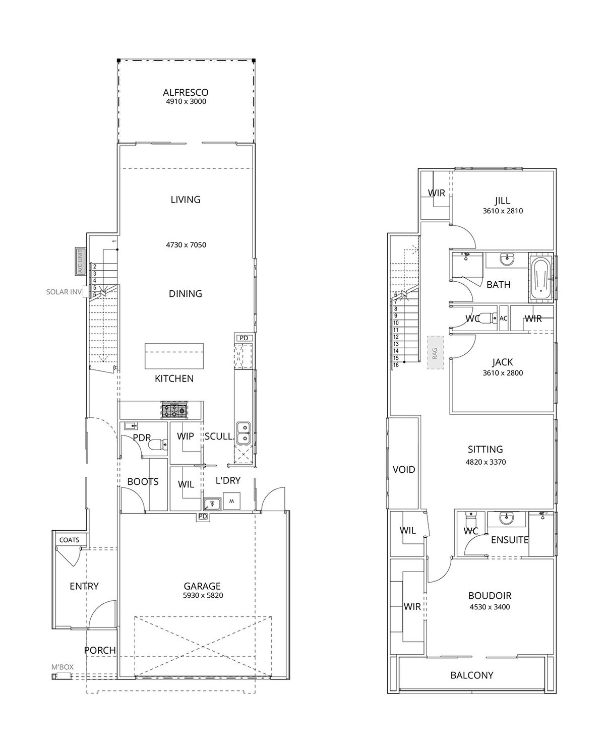 Residential Attitudes - Neapolitan - Floorplan - Neapolitan Floorplan