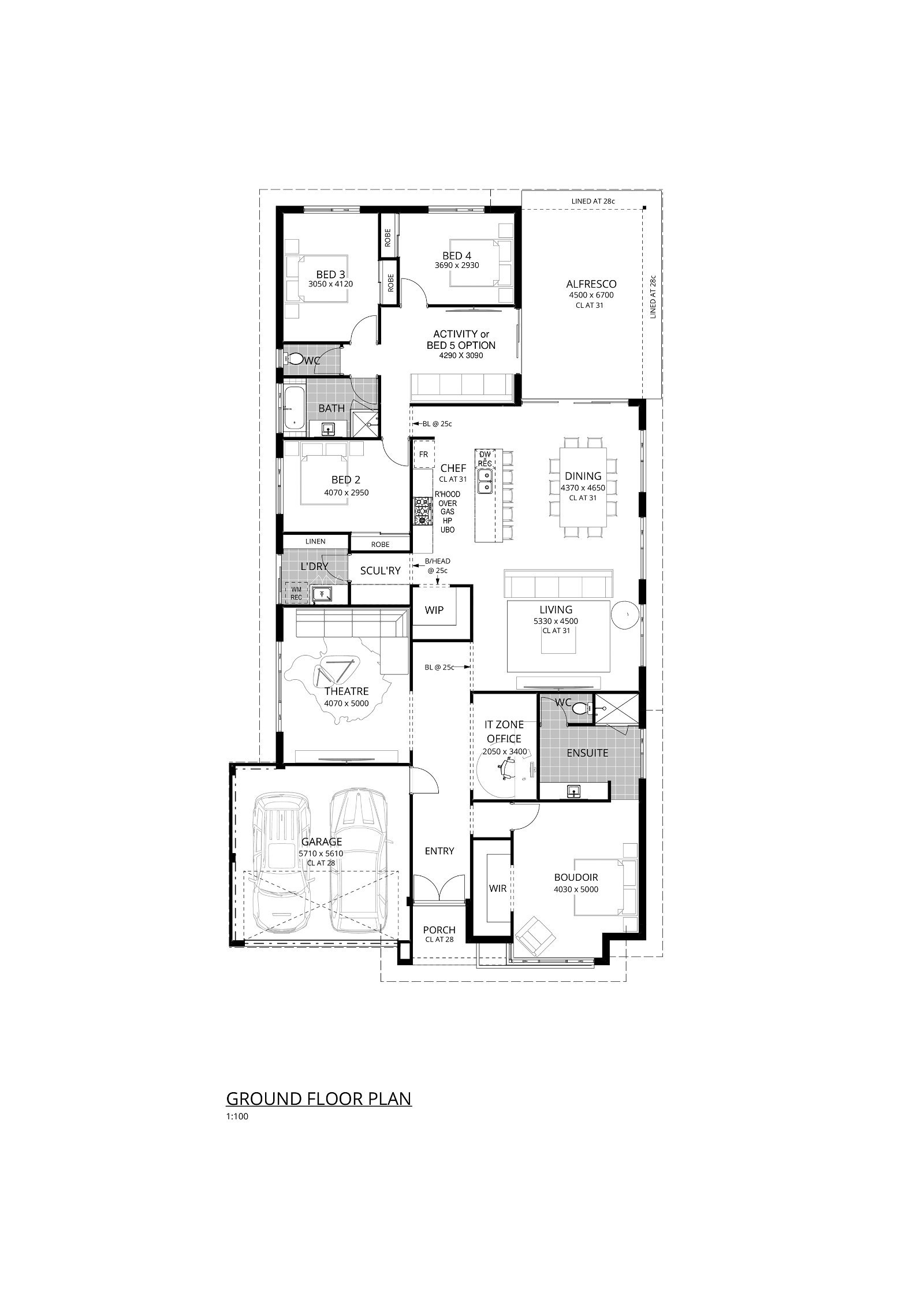 Residential Attitudes - Harmony Haven | 5 Bed - Floorplan - Harmony Haven Brochure Plan