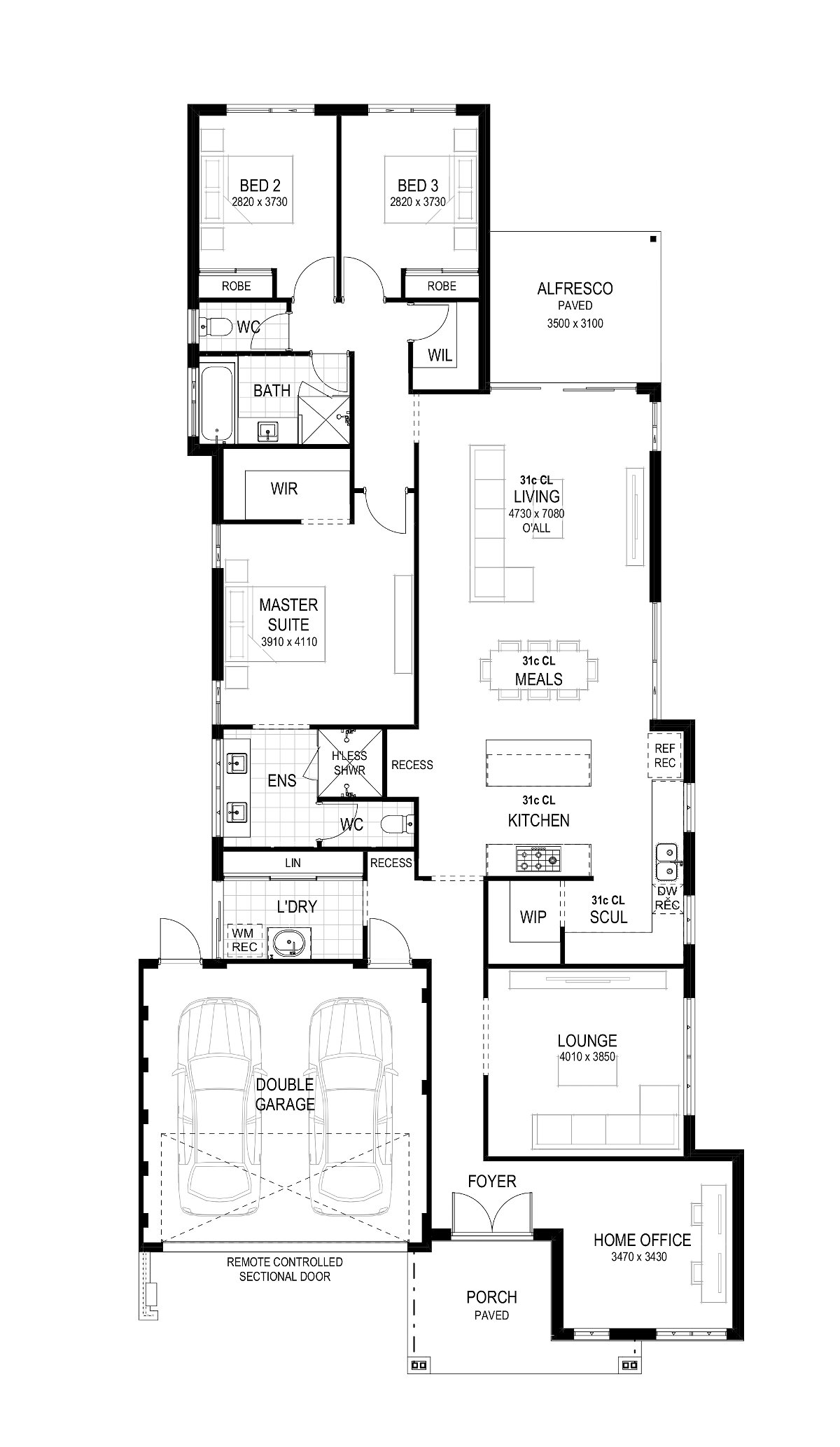 Plunkett Homes - Avenue | Federation - Floorplan - 202403 Plk The Avenue Floorplan Federation Luxe