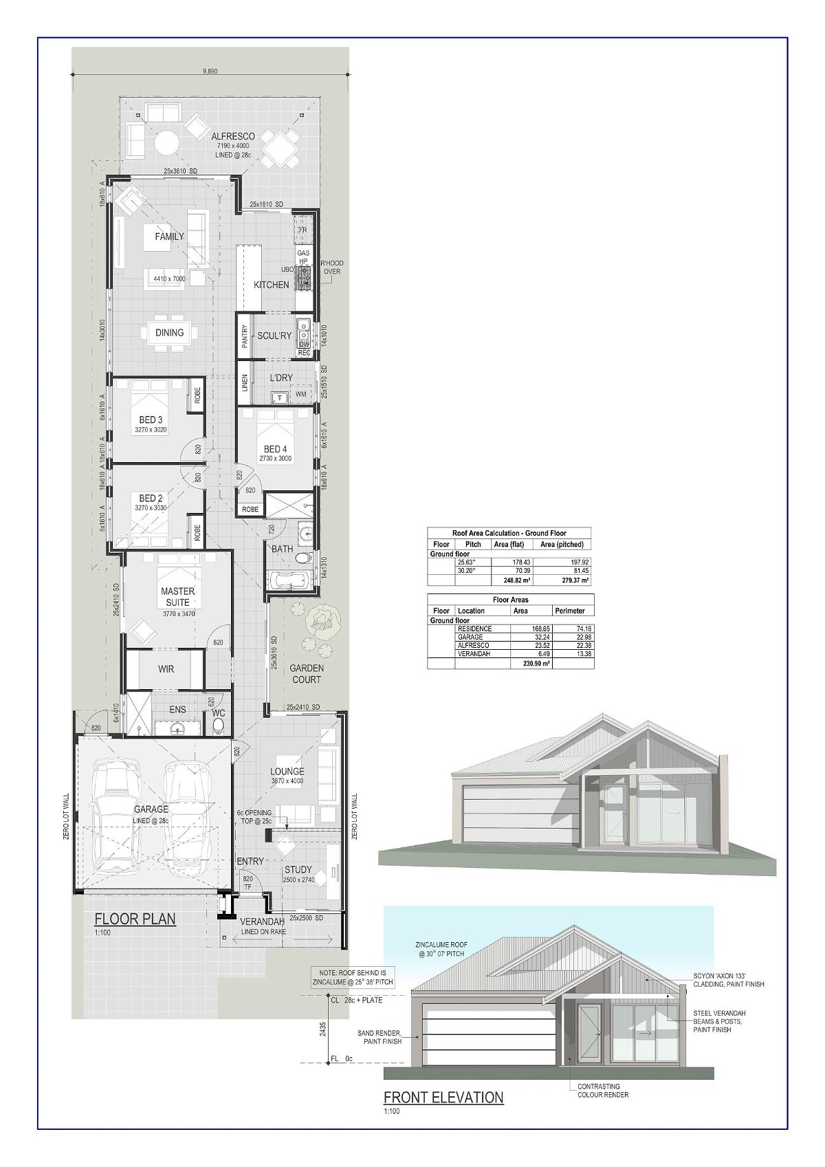 Residential Attitudes -  - Floorplan - The Dunedin 1 Copy