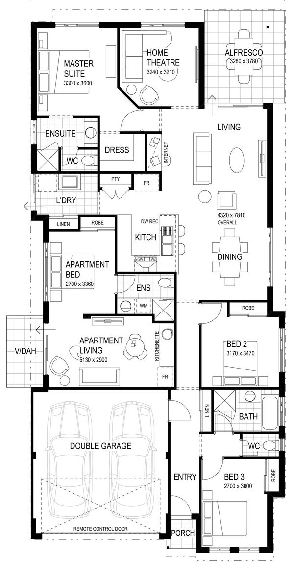 Wa Country Builders - The Duet - Floorplan - 6378P Duet 125M Brochure Artwork