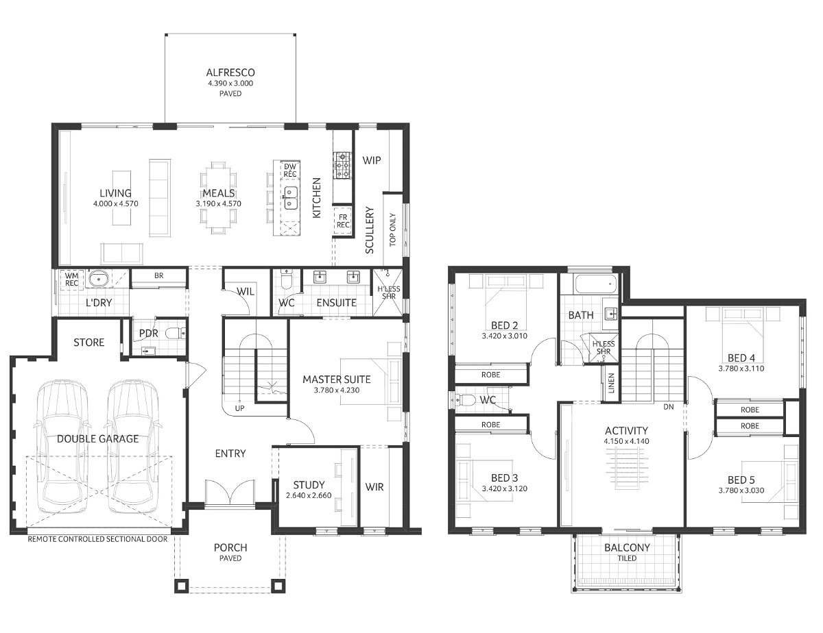 Plunkett Homes - Lakehouse | Federation - Floorplan - Lakehouse Luxe Federation Website Floorplan