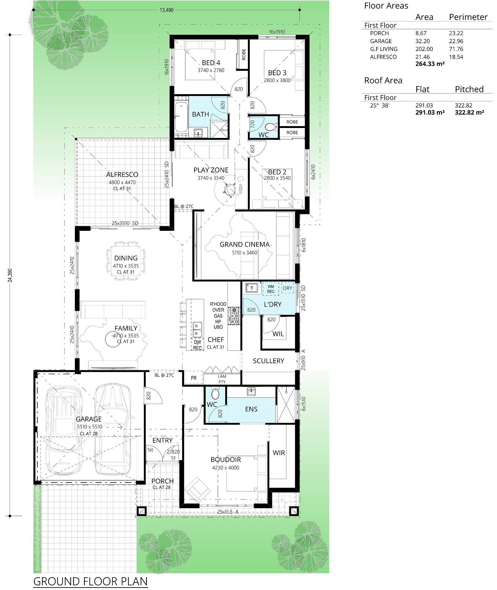 Residential Attitudes -  - Floorplan - Brockhampton Floorplan