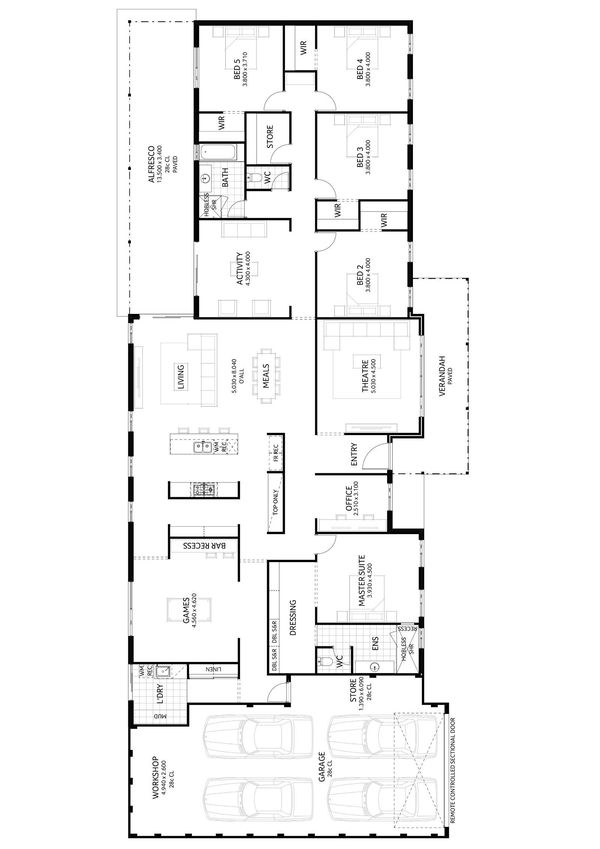 Plunkett Homes -  - Floorplan - Estate Website Floorplan 1