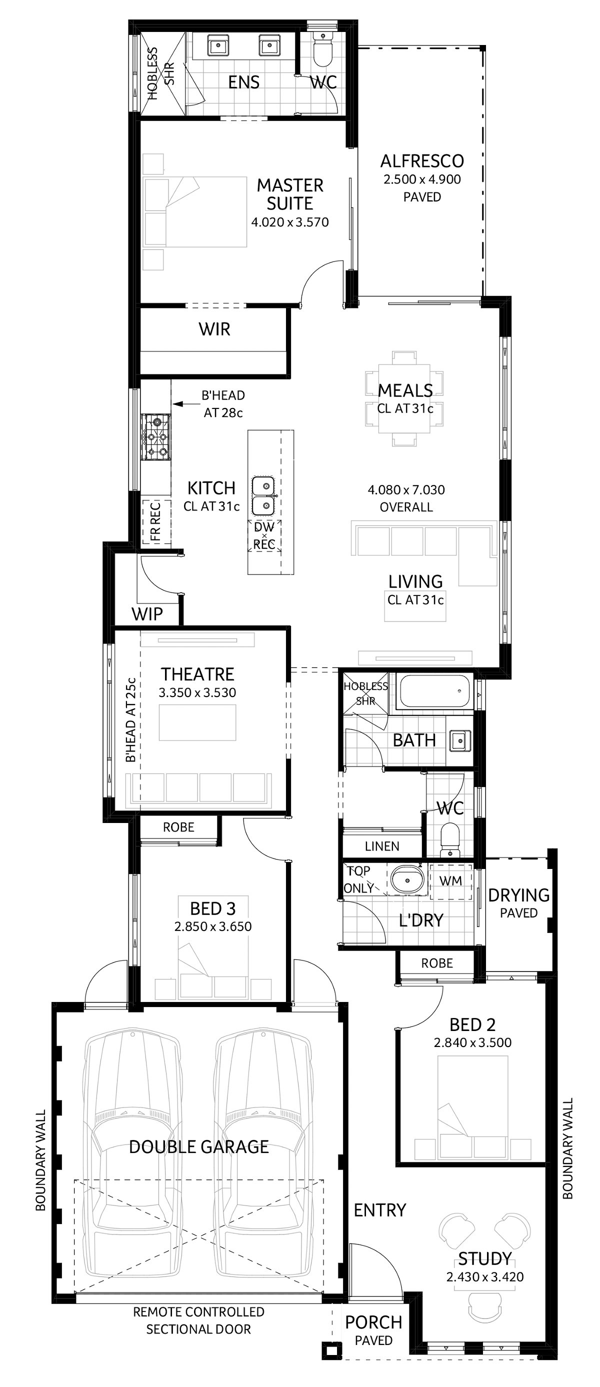 Plunkett Homes - York | Federation - Floorplan - York Luxe Federation Marketing Plan Croppedjpg