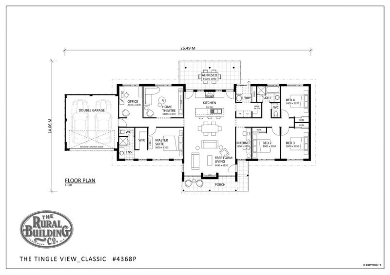 Rural Building Company - The Tingle View | Heritage - Floorplan - 3368P Tingle View Heritage Brochure Artwork Page 0001