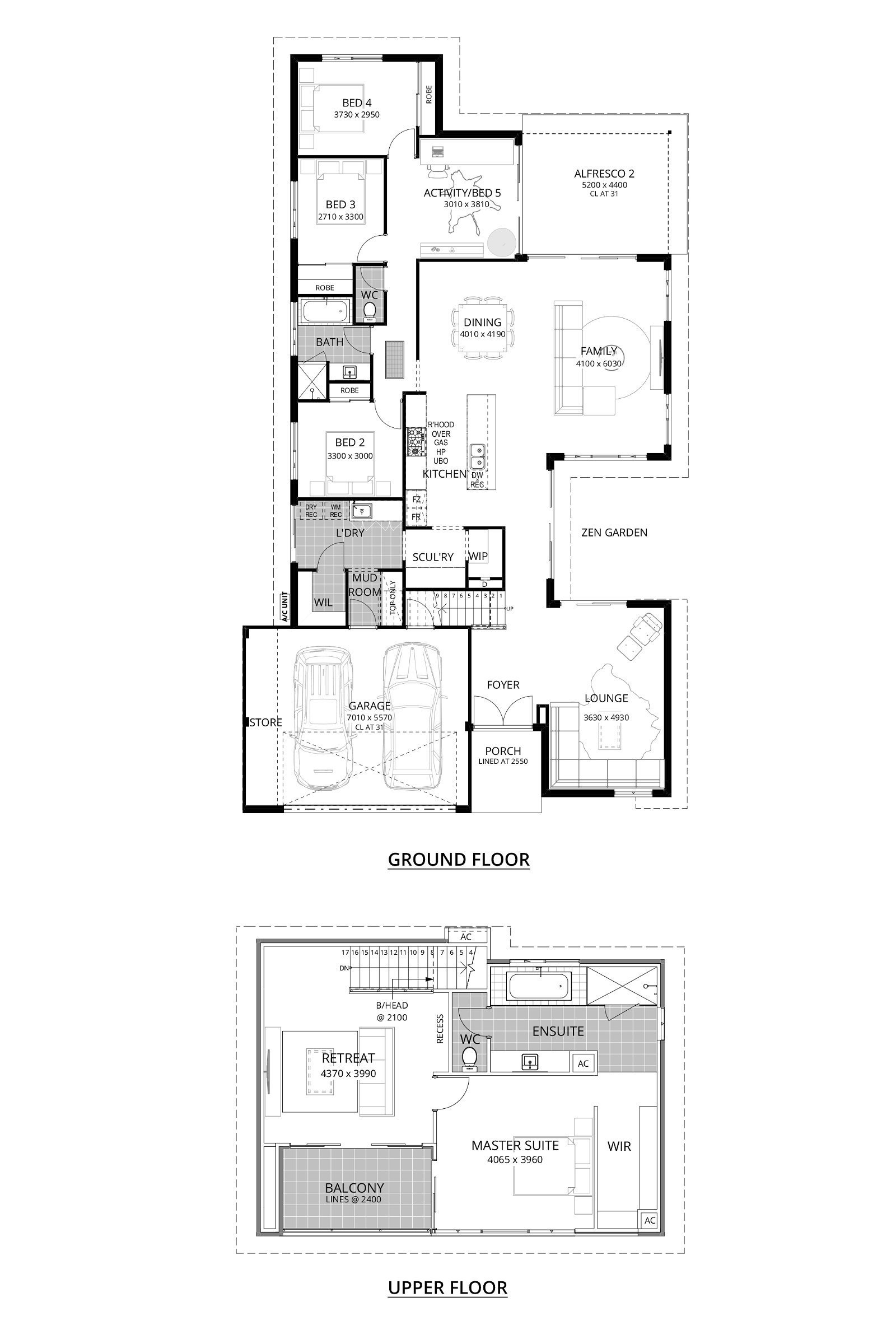 Residential Attitudes - Dream Generator | 4 Bed - Floorplan - Dream Generator Website Floorplan