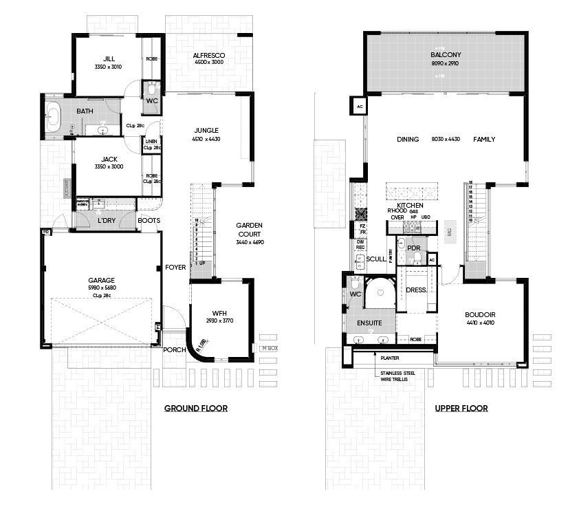 Residential Attitudes - Double Vision - Floorplan - 303849 Ra Midarie Display Clean Floorplan