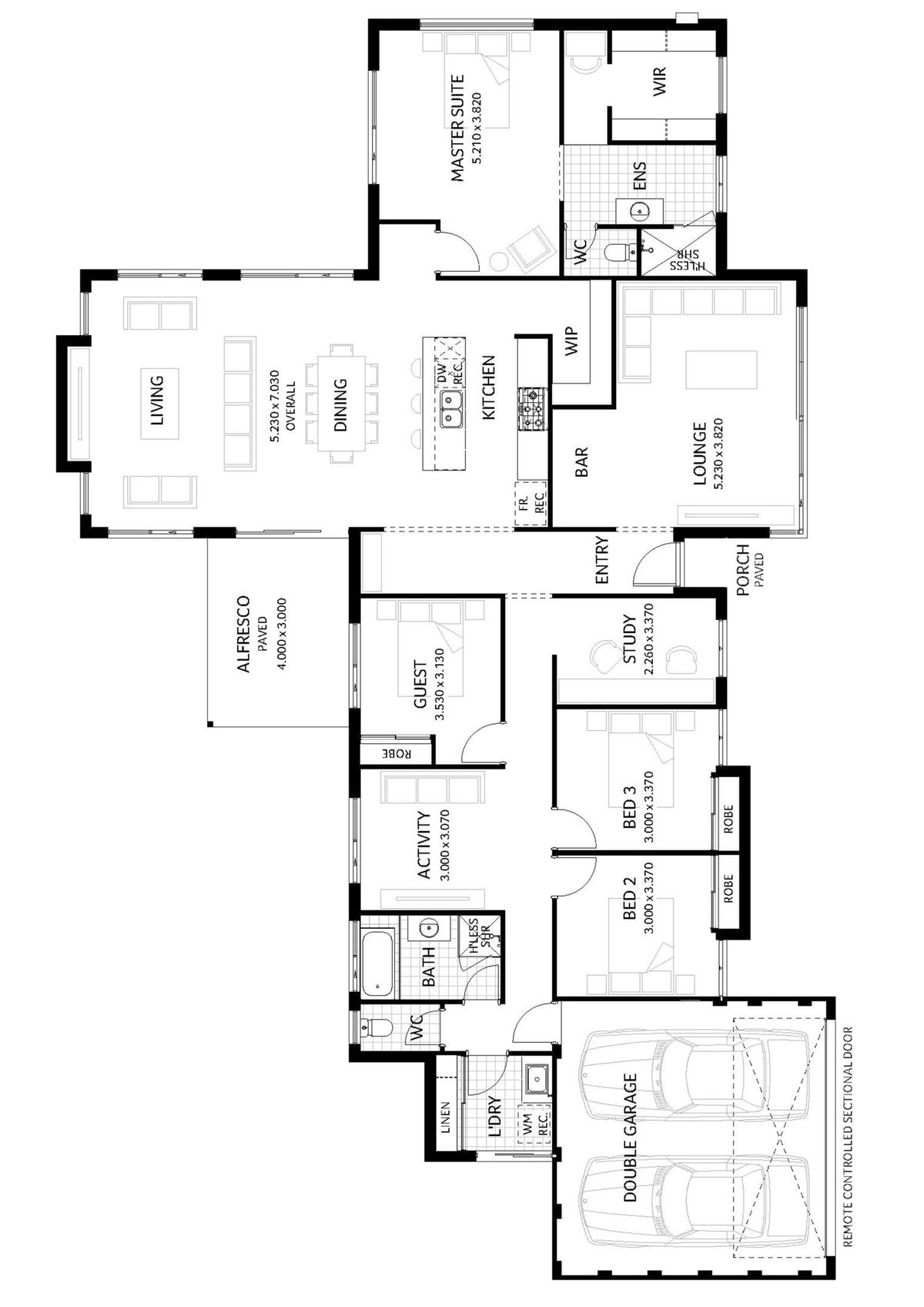Plunkett Homes - Lot 70 Perdita Boulevaerd, Anketell, Wa 6167 - Floorplan - Stables Lifestyle Marketing Plan A3Jpg