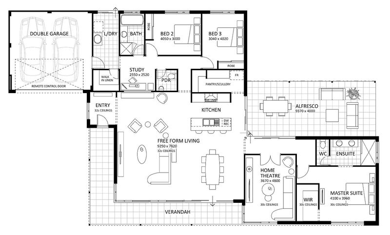 Rural Building Company - The Blaxland Contemporary - Floorplan - 6367P Blaxland Retreat Contemporary Brochure Artwork
