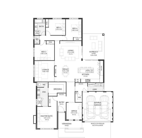 Plunkett Homes - Kingstown | Federation - Floorplan - Kingstown Luxe Federation Website