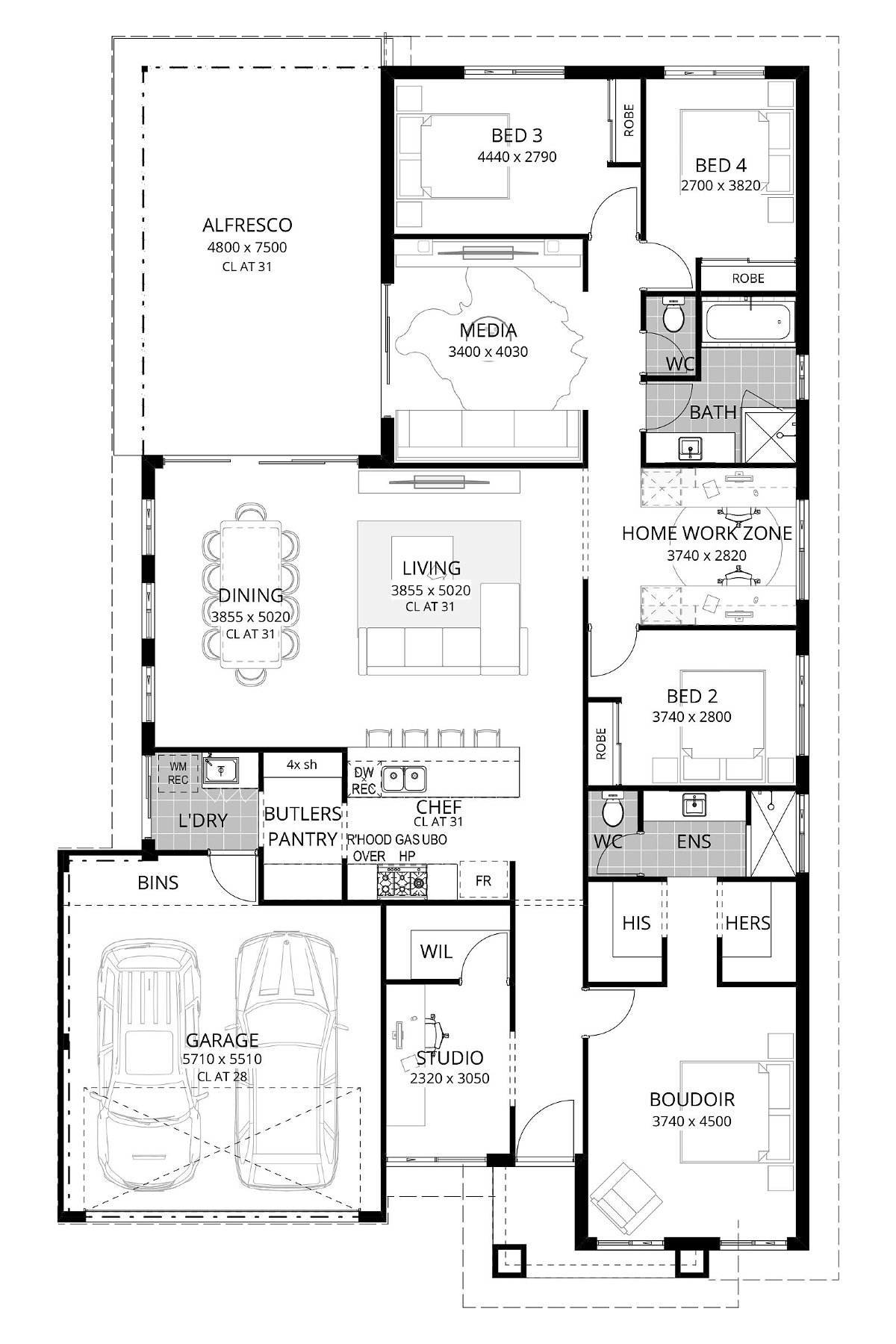 Residential Attitudes - Native Serenity - Floorplan - Native Serenity Floorplan Website