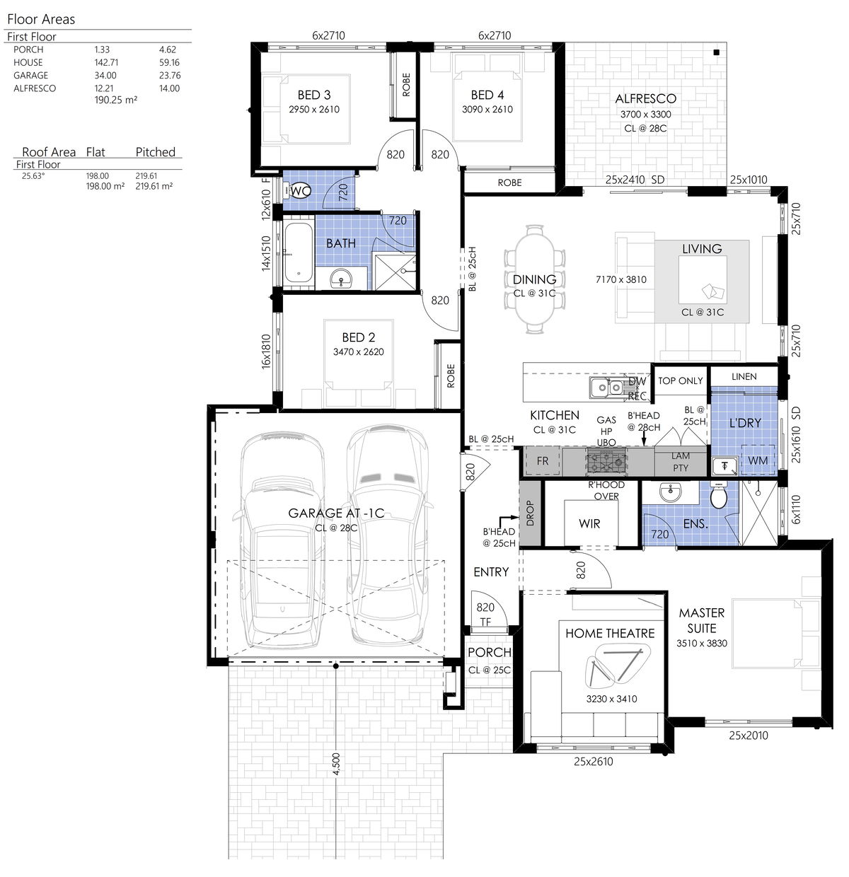 Residential Attitudes - Lot 3 #6 Haffner Court, Maddington, Wa 6109 - Floorplan - Lot 3 Design