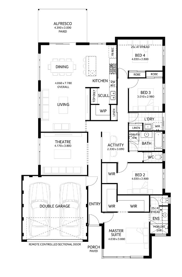 Plunkett Homes - Koombana Bay | Lifestyle - Floorplan - Koombana Bay Lifestyle Marketing Plan Croppedjpg