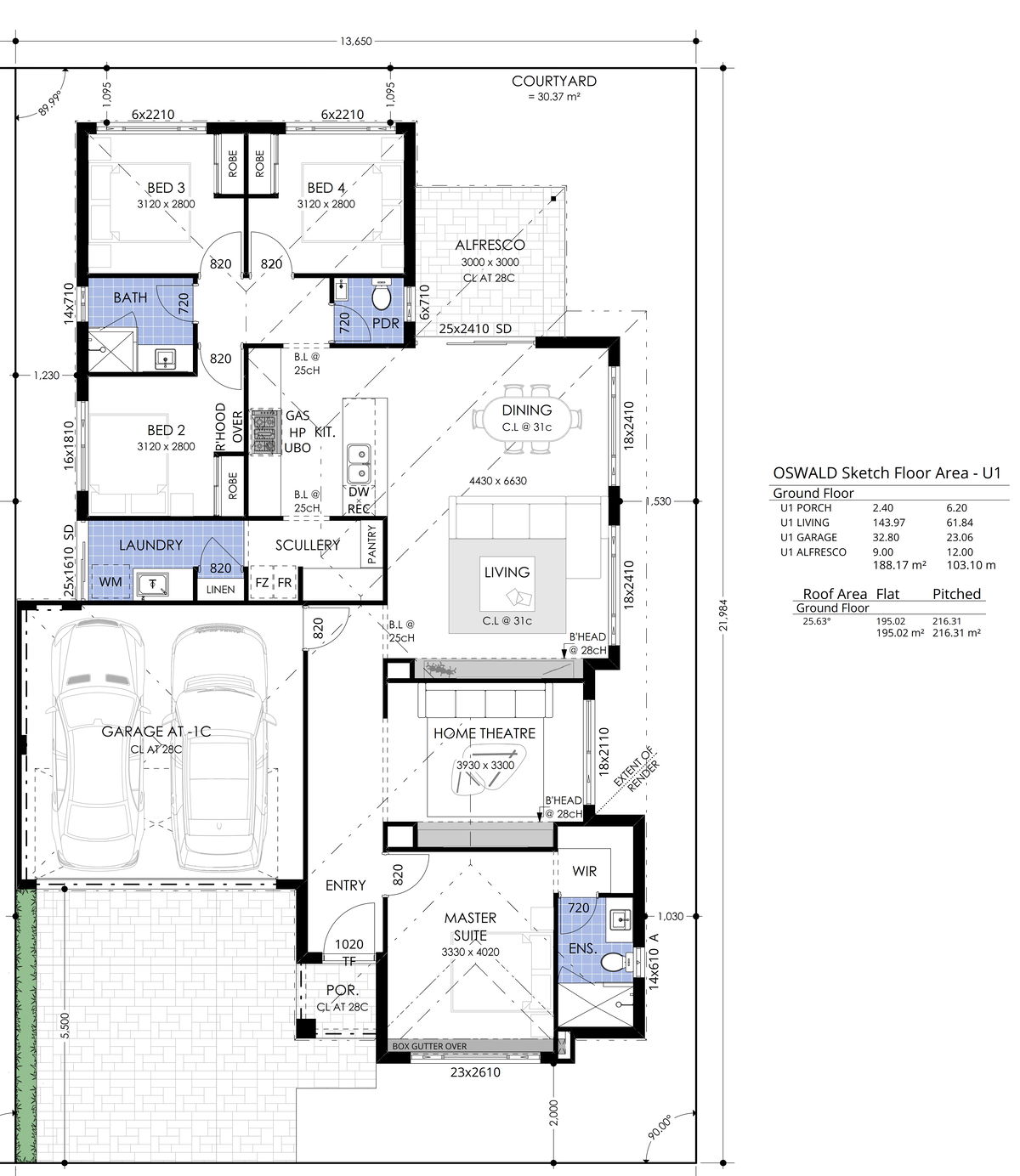 Residential Attitudes -  - Floorplan - Floorplan Lot 433