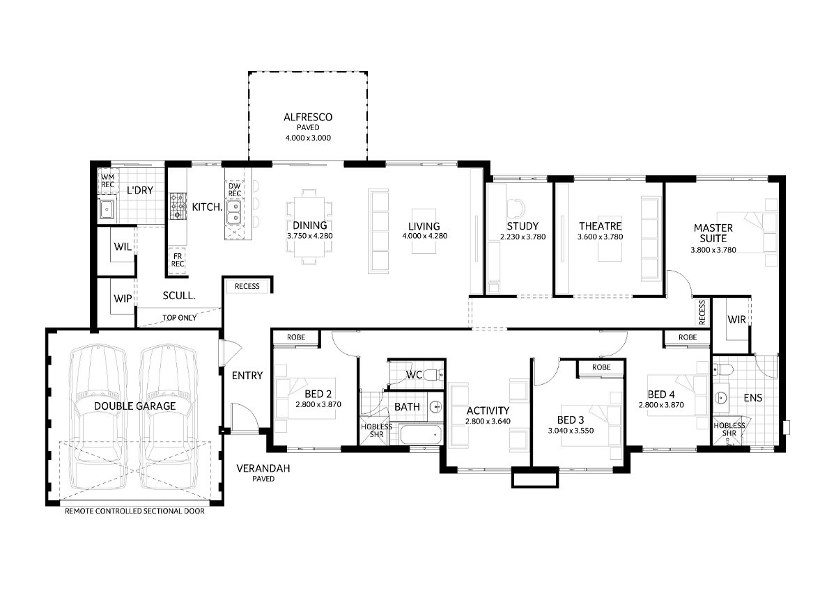 Plunkett Homes - Ferguson Valley | Lifestyle - Floorplan - Ferguson Valley Lifestyle Website Floorplan 1