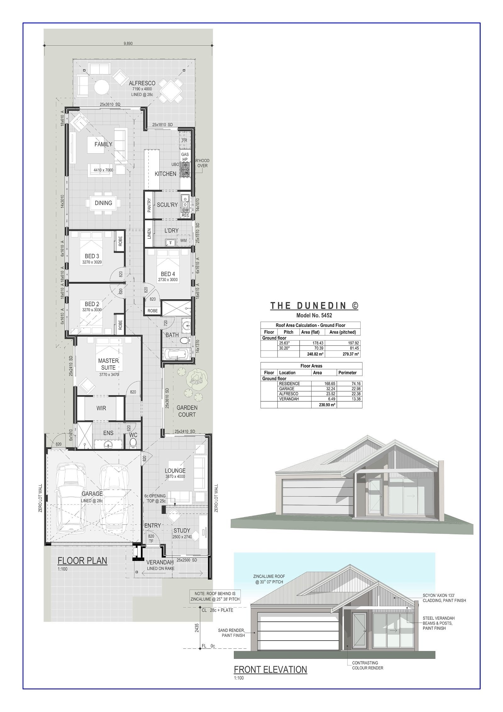 Residential Building Wa -  - Floorplan - The Dunedin 1