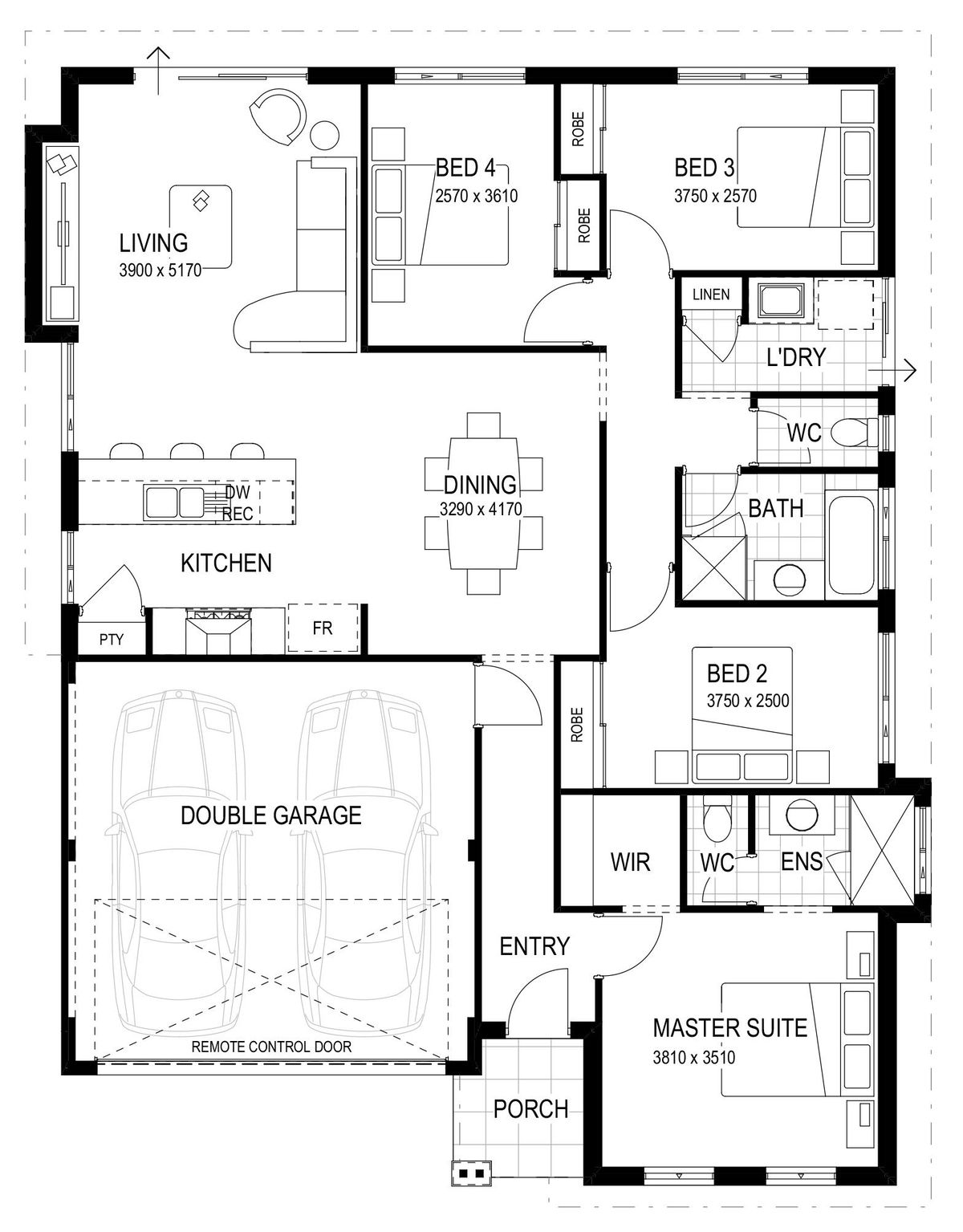 Plunkett Homes - Sugarbush | Traditional - Floorplan - 4467M Sugarbush Traditional