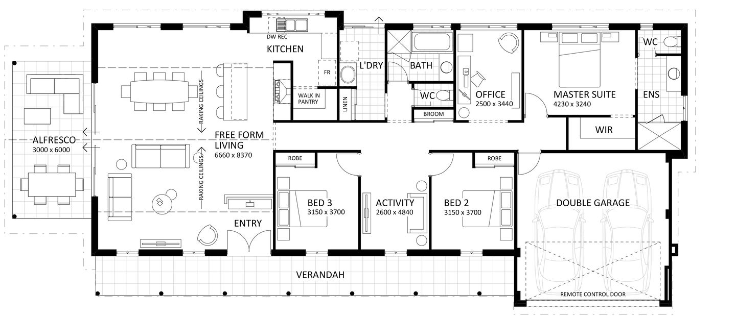 Rural Building Company - The Kingston | Heritage - Floorplan - 3837P Kingston Heritage Brochure Artwork